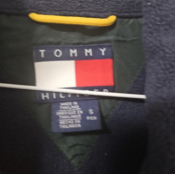 Tommy Hilfiger Small Green with Blue lining Jacket like new seldomly worn - Picture 4 of 9